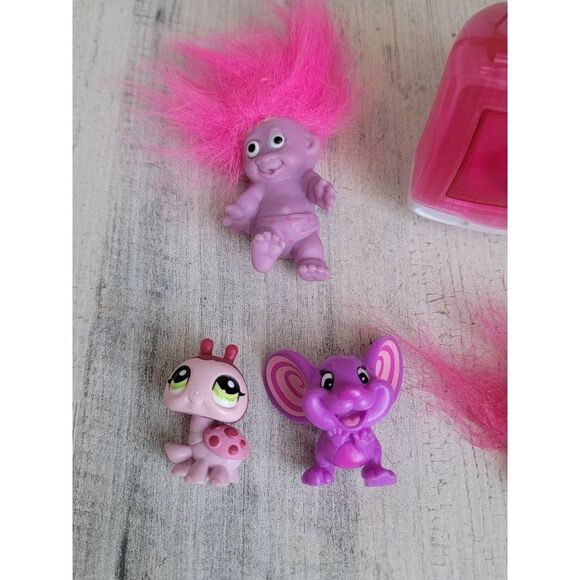 Pink variety computer troll ladybug mouse pony set toy elephant - Picture 3 of 9
